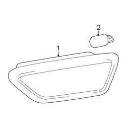 Mercedes Turn Signal Light Assembly - Front Passenger Right 2429060242